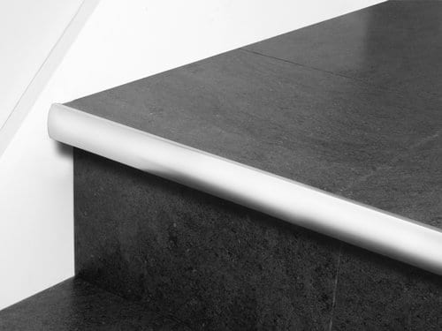 Premier LVT Nosing Full Bull - Brushed Chrome