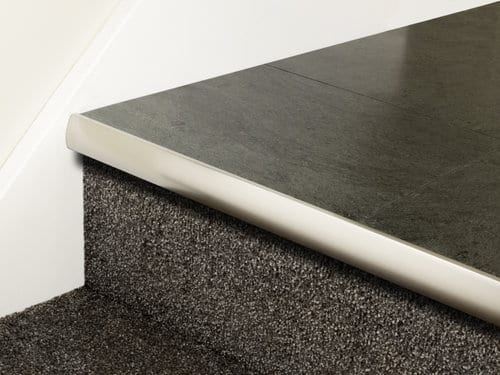 Premier LVT Nosing Full Bull - Satin Nickel