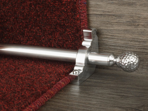 Premier Compression Ramp In Brushed Chrome | Door Threshold & Floor Trim