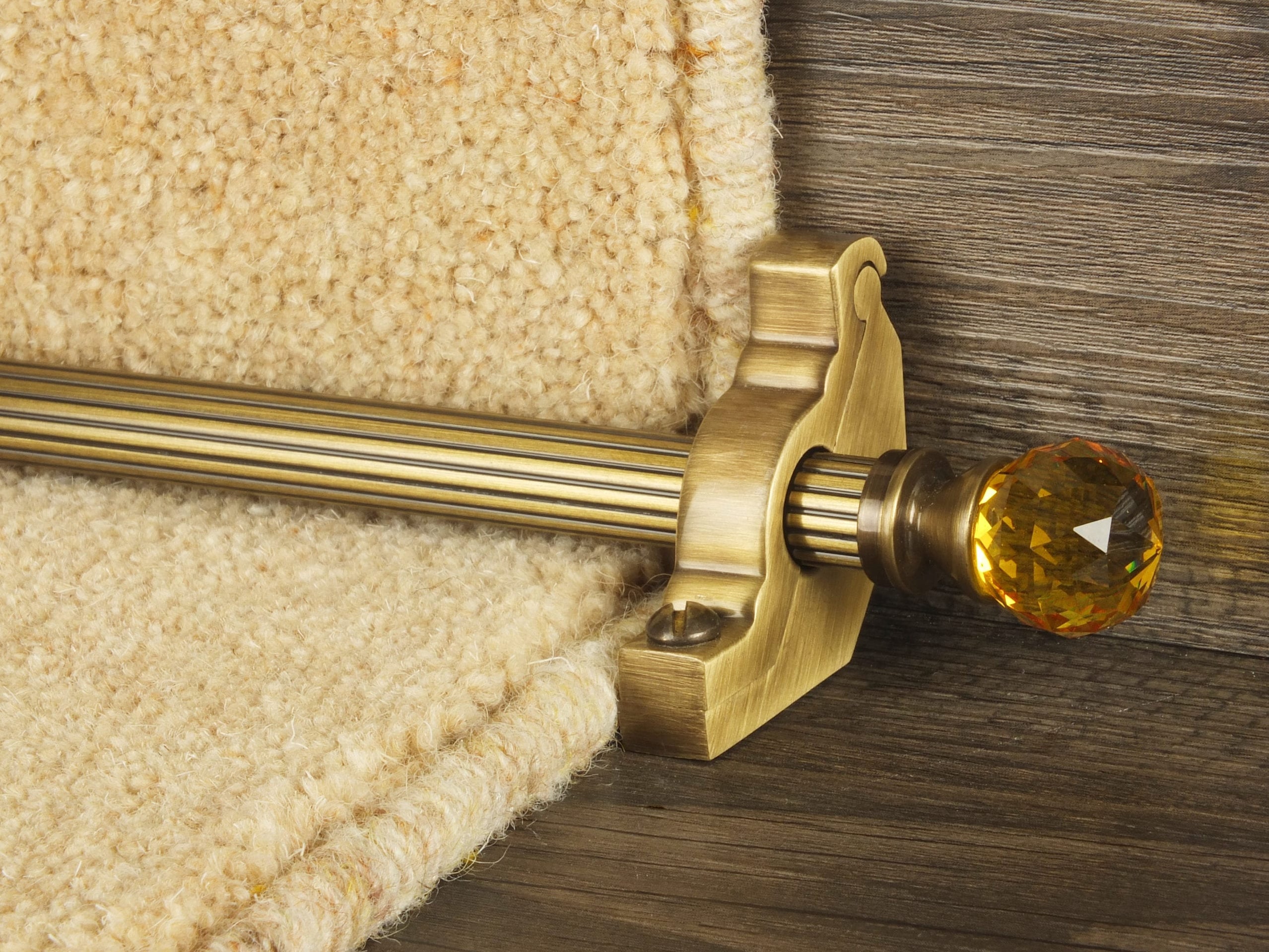 Amber Stair Rod - Antique Brass | Stair Heaven
