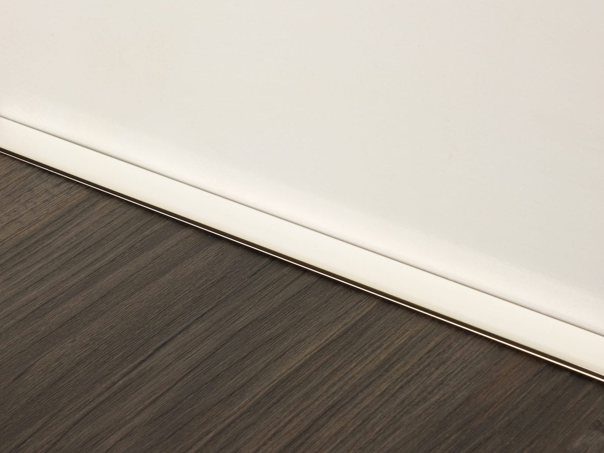 Premier Little Lip Floor Trim - Polished Nickel
